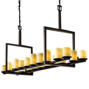 CandleAria Dakota Really Big Bridge Linear Suspension by Justice Design Group - Starlight Lighting USA and Canada